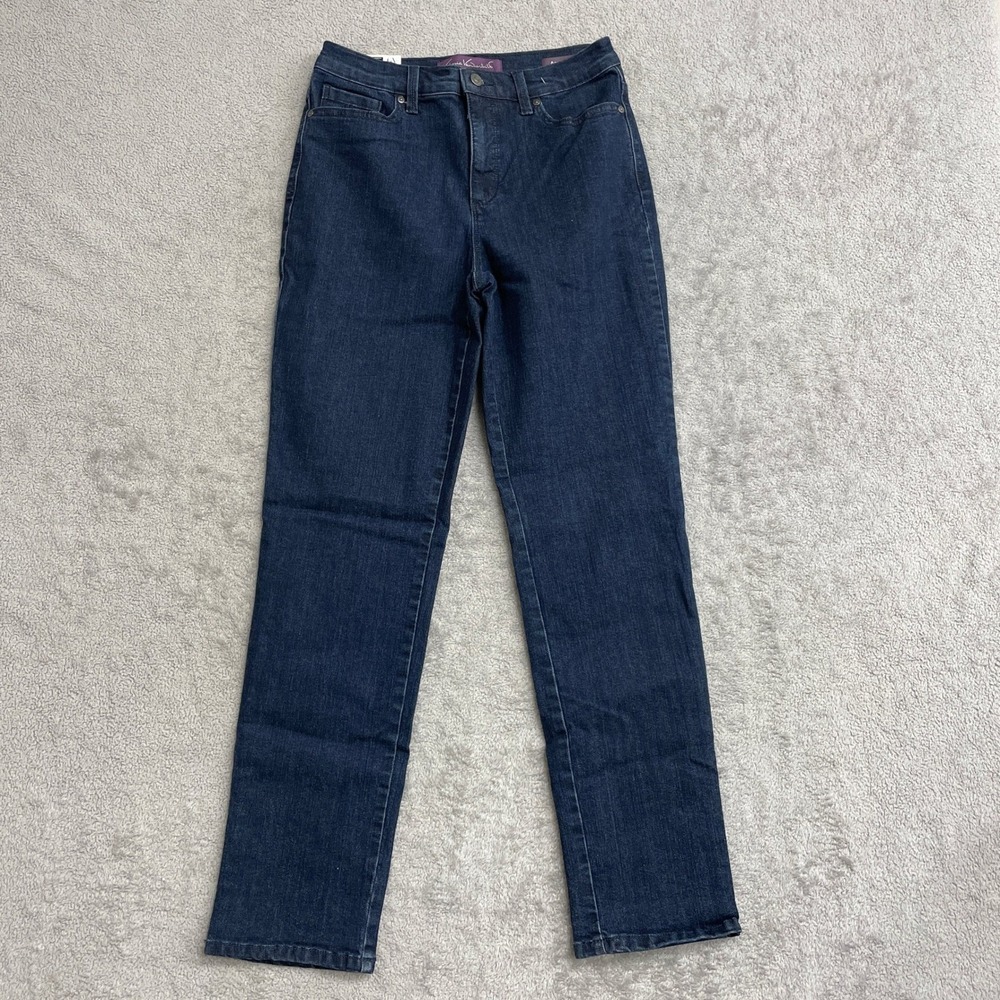 NWT Gloria Vanderbilt Amanda Slimming Jeans Tapered  High Rise Dark Wash Size 6
